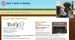Desktop Screenshot of bethsbarksnbubbles.com